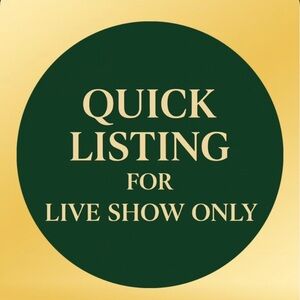 Quick Listing for Live Show